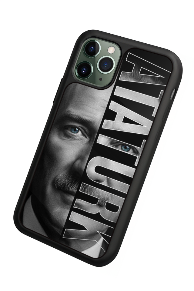 iPhone 11 Pro Uyumlu Mustafa Kemal Ataturk Tasarımlı Glossy Premium Kılıf