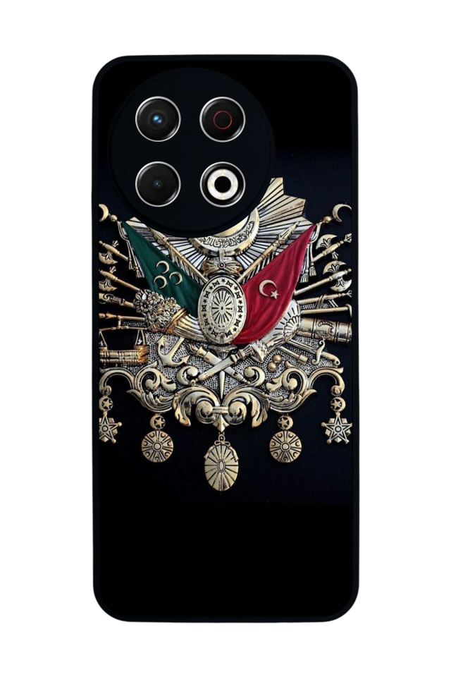 Tecno Spark 30 Pro Uyumlu Osmanli Tugrasi Tasarımlı Glossy Premium Kılıf