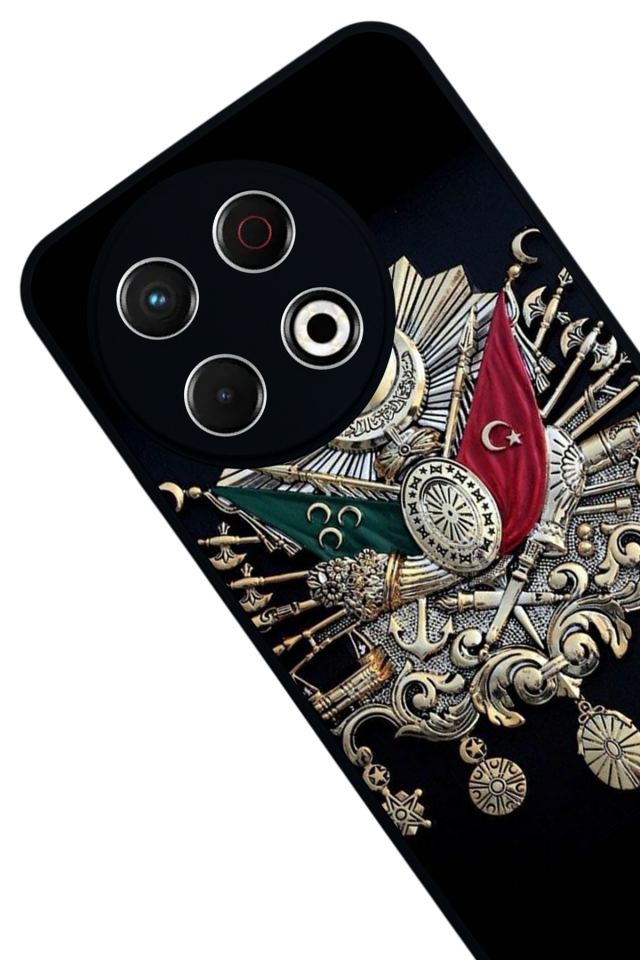 Tecno Spark 30 Pro Uyumlu Osmanli Tugrasi Tasarımlı Glossy Premium Kılıf