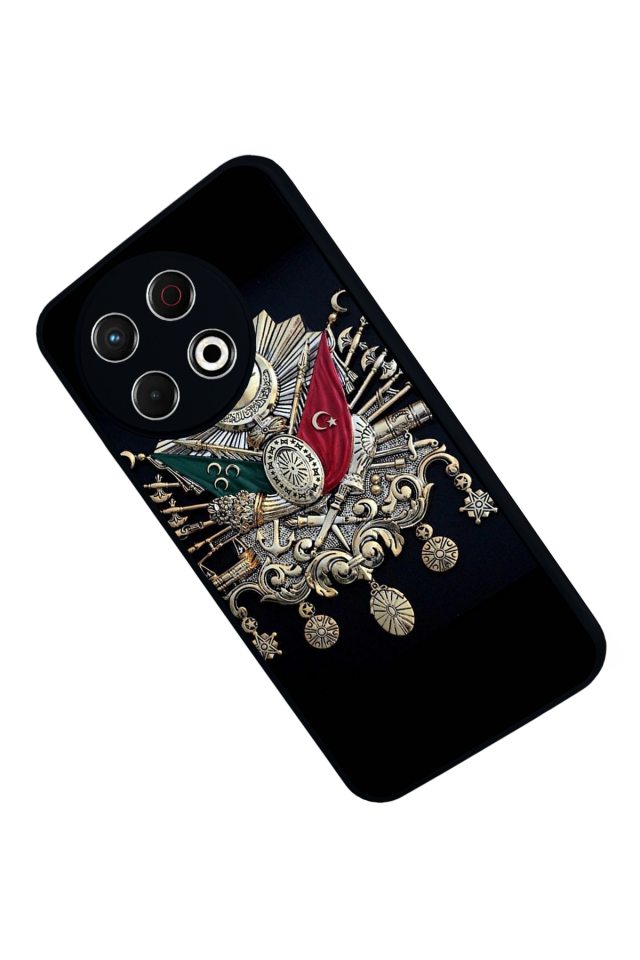 Tecno Spark 30 Pro Uyumlu Osmanli Tugrasi Tasarımlı Glossy Premium Kılıf