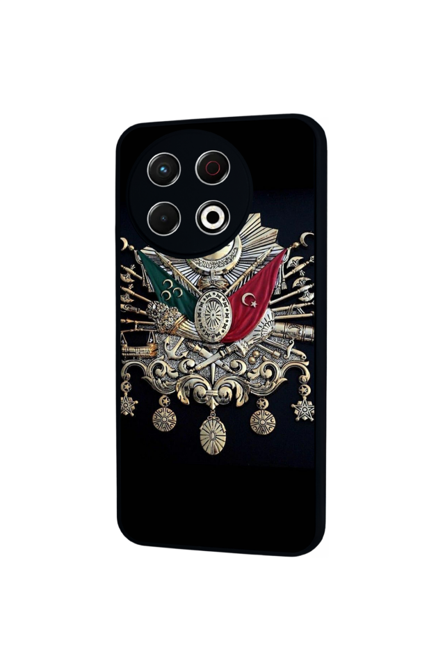 Tecno Spark 30 Pro Uyumlu Osmanli Tugrasi Tasarımlı Glossy Premium Kılıf