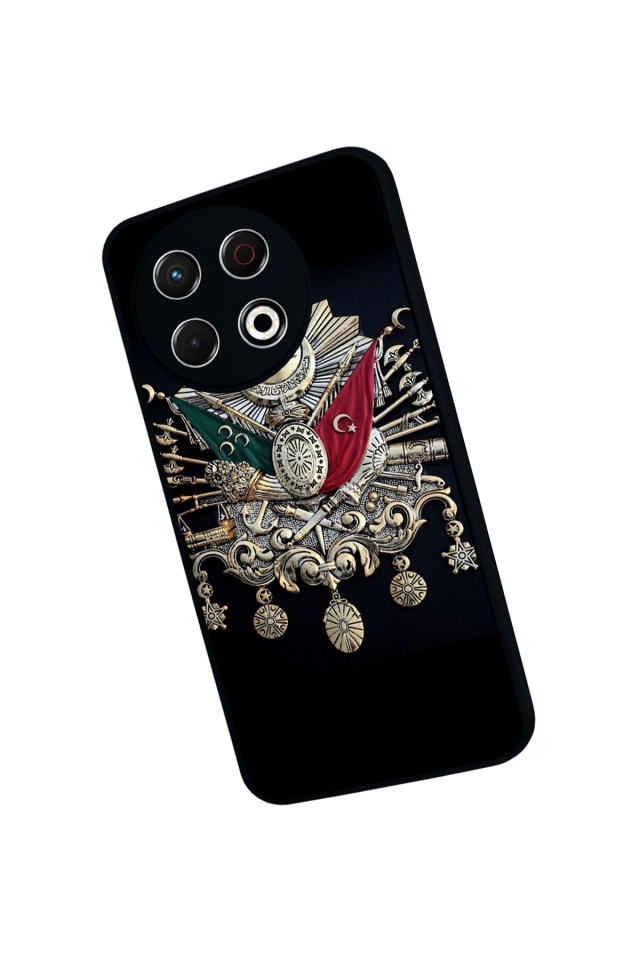 Tecno Spark 30 Pro Uyumlu Osmanli Tugrasi Tasarımlı Glossy Premium Kılıf
