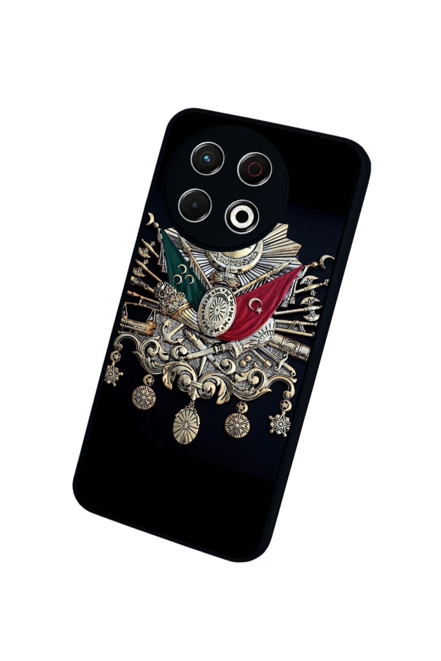 Tecno Spark 30 Pro Uyumlu Osmanli Tugrasi Tasarımlı Glossy Premium Kılıf
