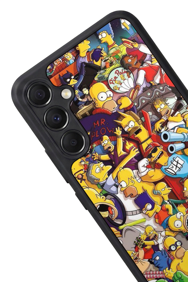 Samsung Galaxy A34 Uyumlu The Simpsons Tasarımlı Glossy Premium Kılıf
