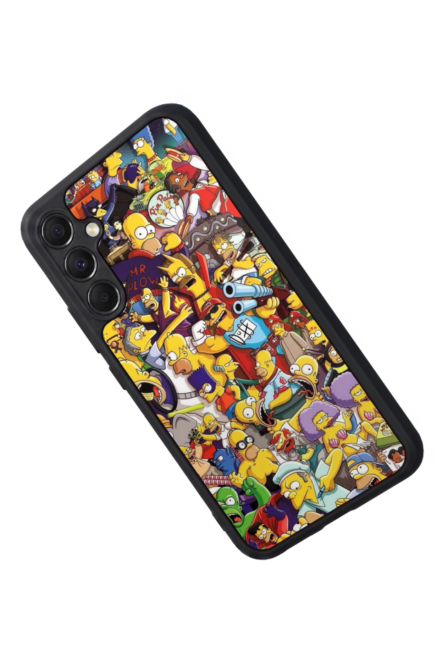 Samsung Galaxy A34 Uyumlu The Simpsons Tasarımlı Glossy Premium Kılıf