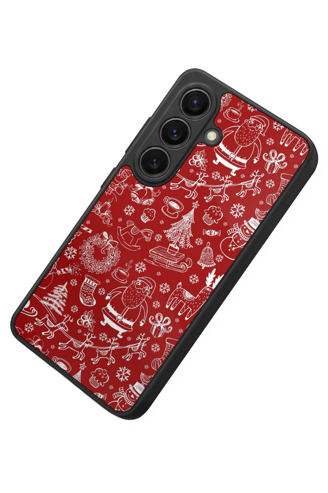 Samsung Galaxy S26 Uyumlu Yilbasi Christmas Tasarımlı Glossy Premium Kılıf