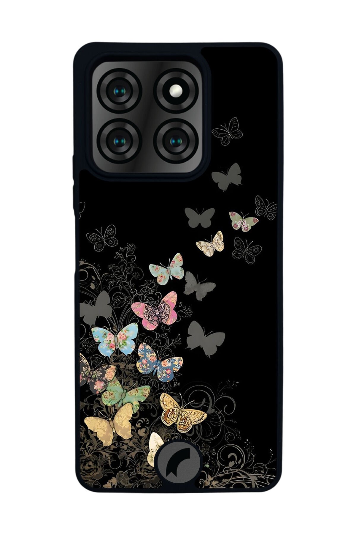 Reeder S71 Uyumlu Kelebek Tasarımlı Glossy Premium Kılıf