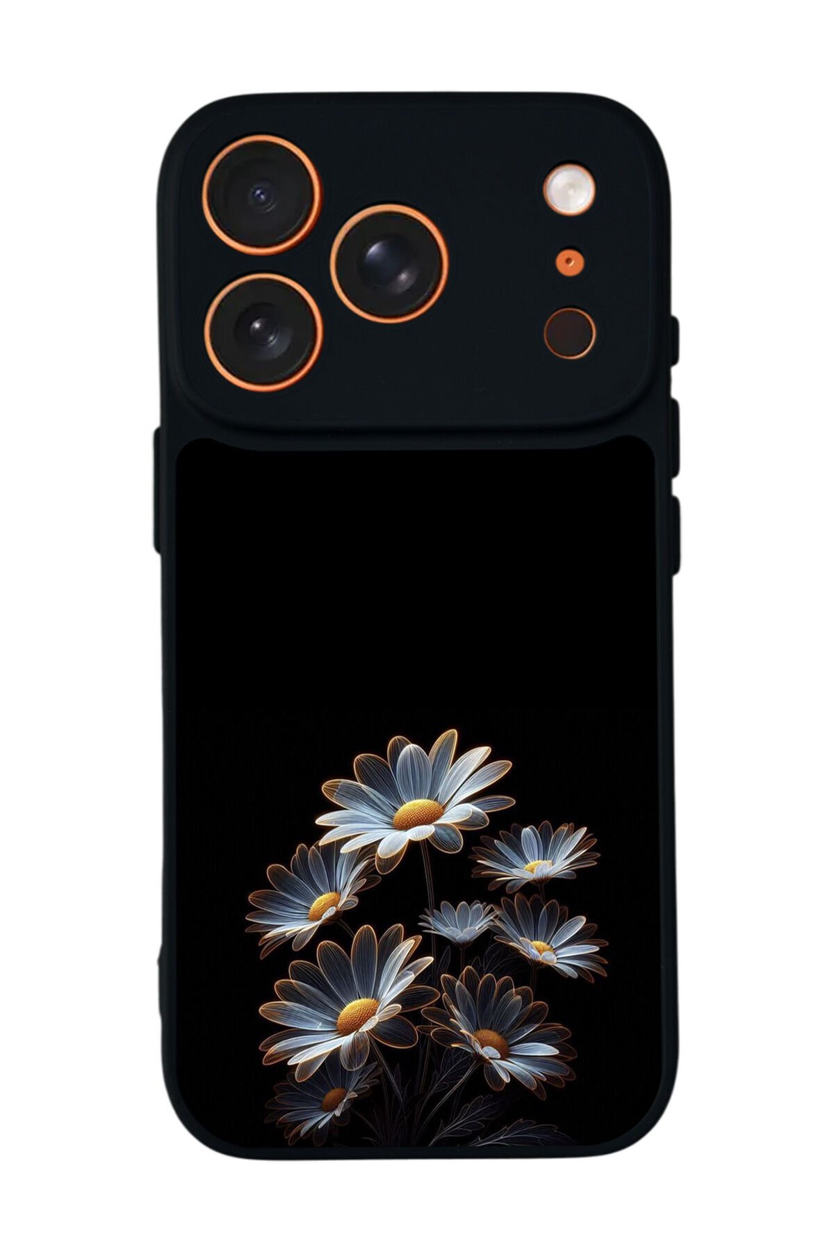 iPhone 17 Pro Uyumlu Cicek Tasarımlı Glossy Premium Kılıf