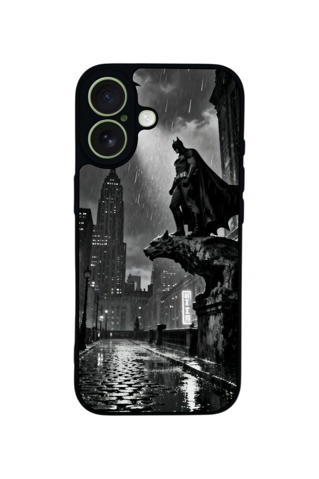 iPhone 17 Uyumlu Batman Tasarımlı Glossy Premium Kılıf
