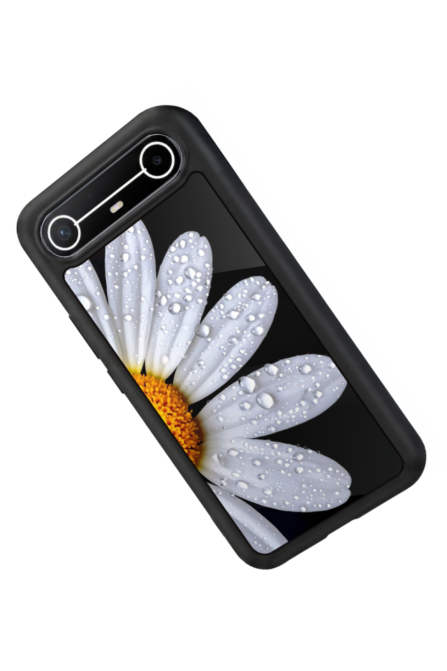 Tecno Spark Slim 5G Uyumlu Cicek Tasarımlı Glossy Premium Kılıf