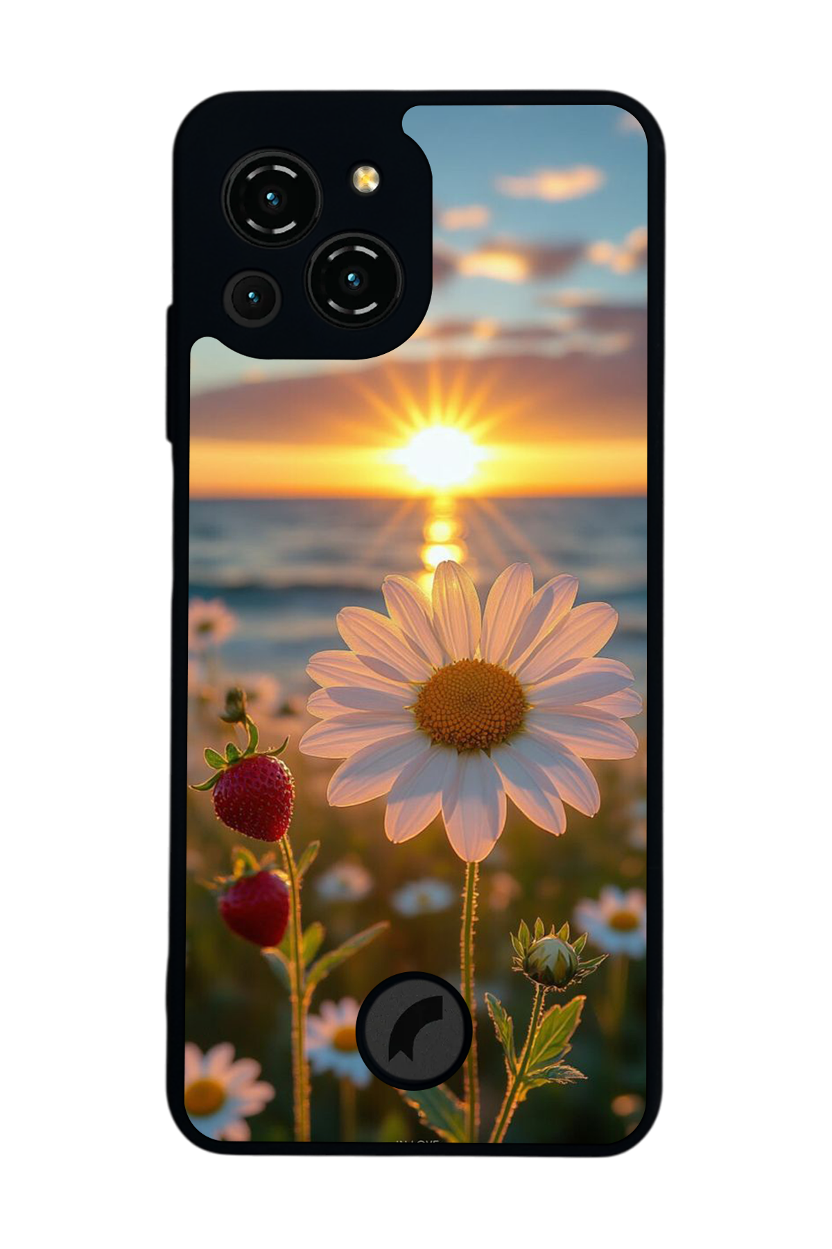 Reeder S23 Pro Max Uyumlu Cicek Tasarımlı Glossy Premium Kılıf