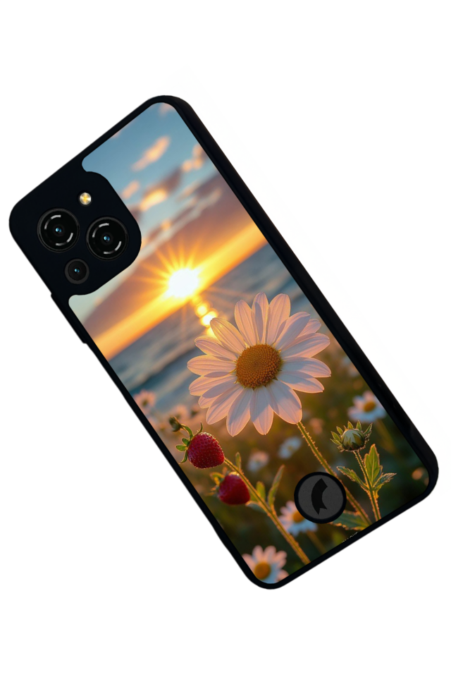 Reeder S23 Pro Max Uyumlu Cicek Tasarımlı Glossy Premium Kılıf