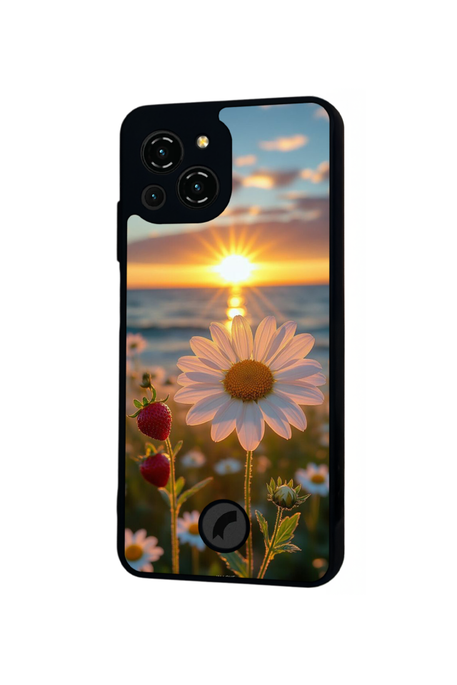 Reeder S23 Pro Max Uyumlu Cicek Tasarımlı Glossy Premium Kılıf