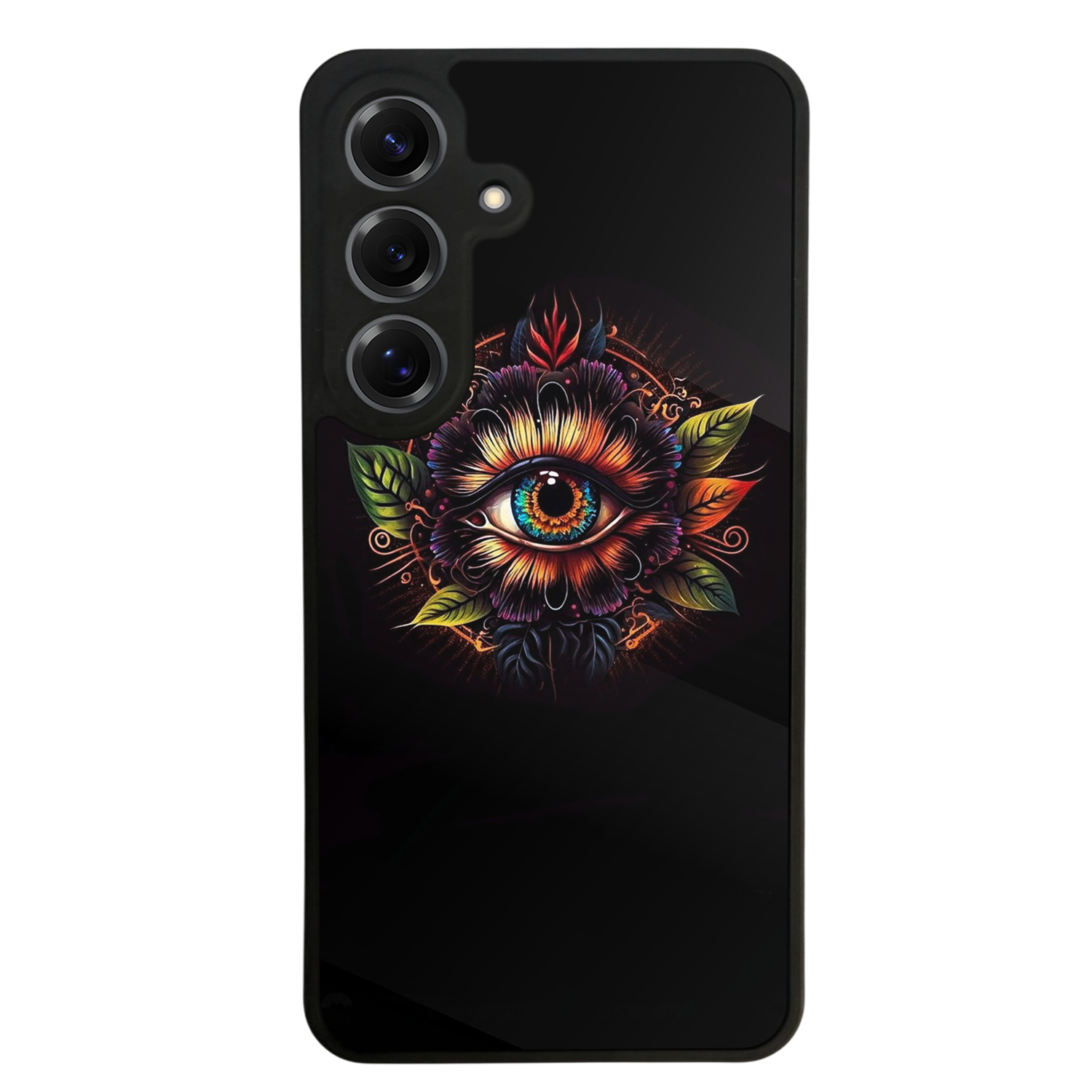 Samsung Galaxy S25 Uyumlu Göz Tasarımlı Glossy Premium Kılıf