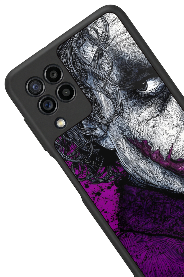 Samsung Galaxy M32 Uyumlu Joker Tasarımlı Glossy Premium Kılıf