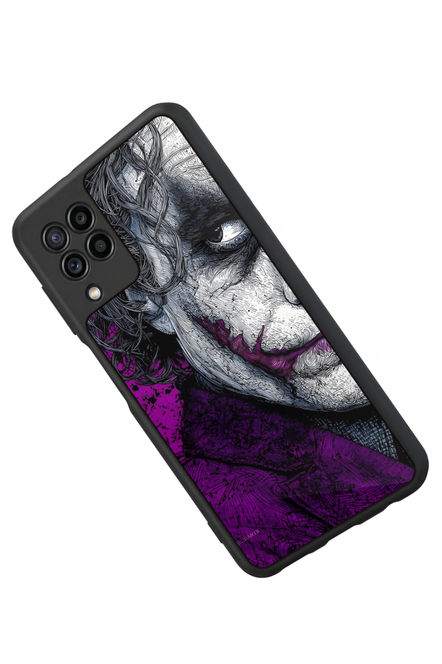 Samsung Galaxy M32 Uyumlu Joker Tasarımlı Glossy Premium Kılıf