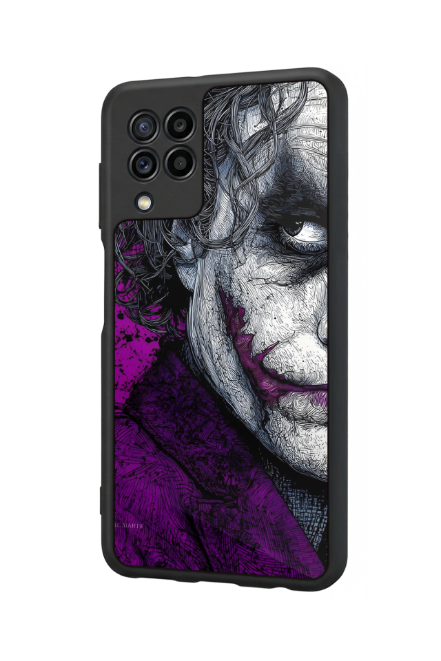 Samsung Galaxy M32 Uyumlu Joker Tasarımlı Glossy Premium Kılıf