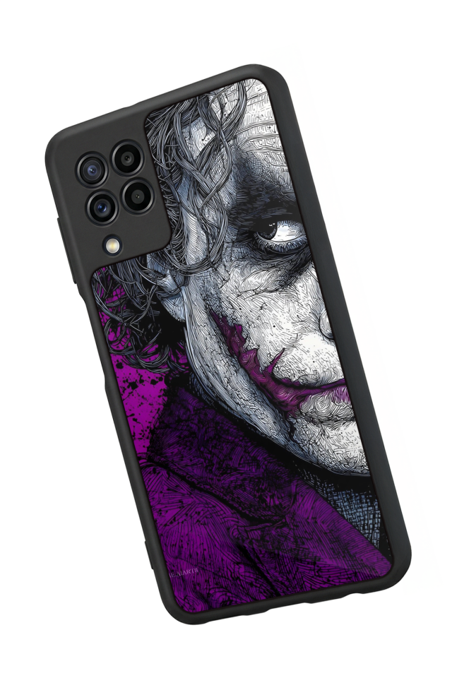Samsung Galaxy M32 Uyumlu Joker Tasarımlı Glossy Premium Kılıf