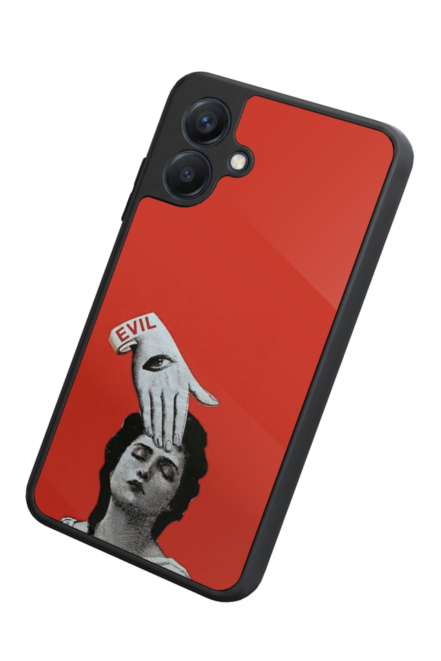 Samsung Galaxy A07 Uyumlu Kirmizi Tasarımlı Glossy Premium Kılıf
