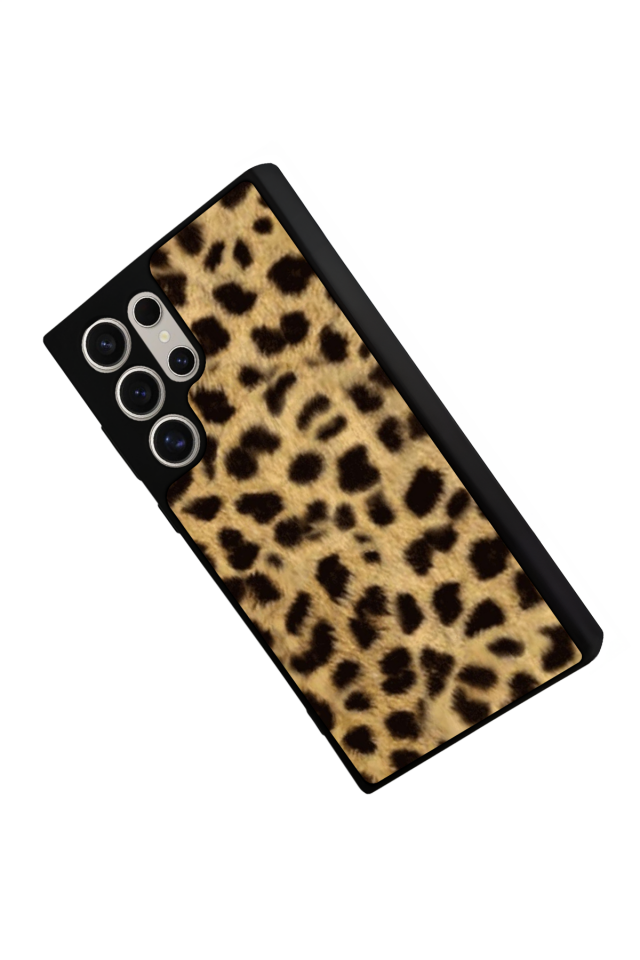 Samsung Galaxy S24 Ultra Uyumlu Leopar Tasarımlı Glossy Premium Kılıf