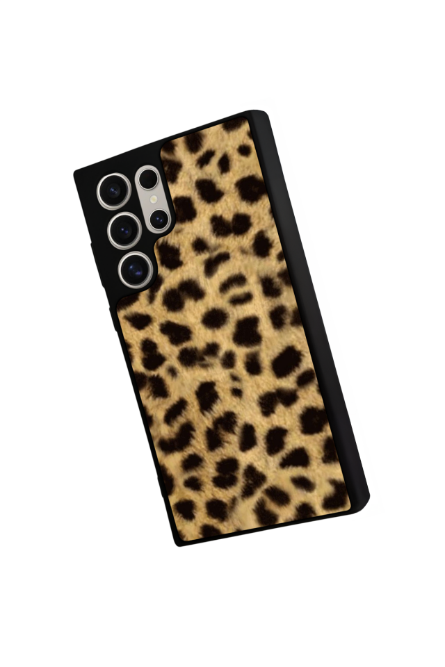 Samsung Galaxy S24 Ultra Uyumlu Leopar Tasarımlı Glossy Premium Kılıf