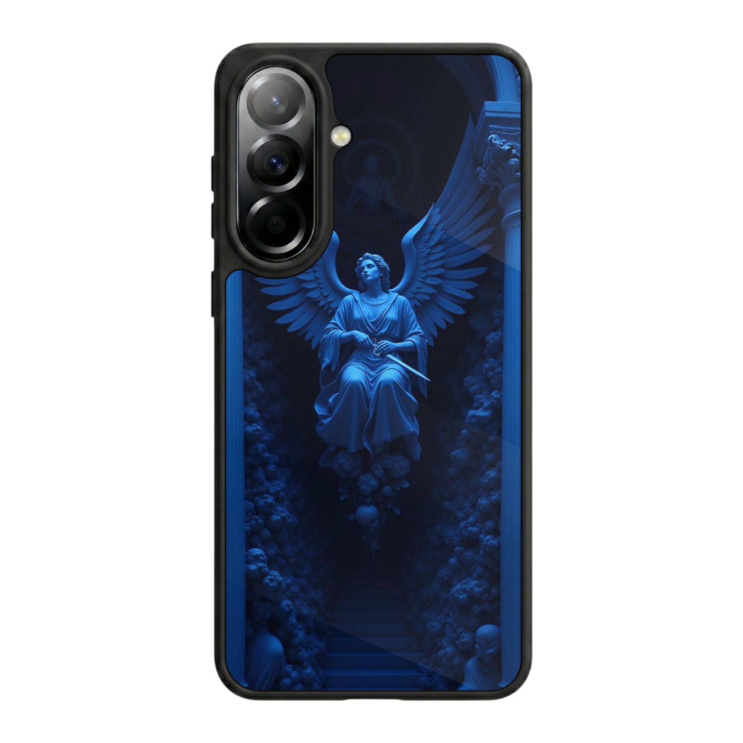 Samsung Galaxy A37 Uyumlu Melek Tasarımlı Glossy Premium Kılıf