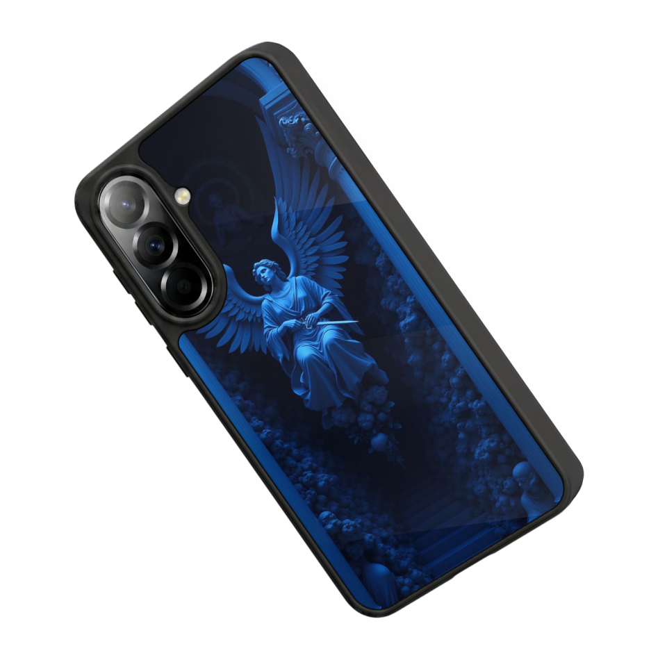Samsung Galaxy A37 Uyumlu Melek Tasarımlı Glossy Premium Kılıf