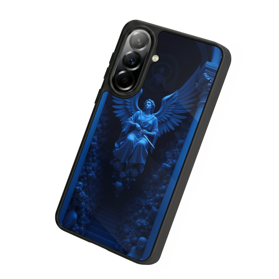 Samsung Galaxy A37 Uyumlu Melek Tasarımlı Glossy Premium Kılıf