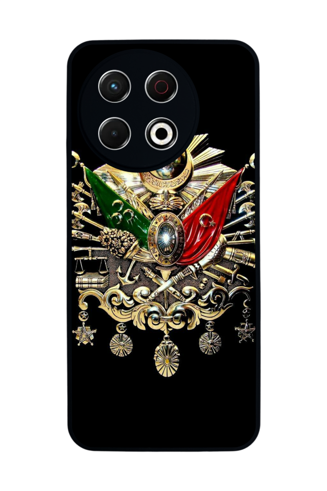 Tecno Spark 30 Pro Uyumlu Osmanli Tugrasi Tasarımlı Glossy Premium Kılıf