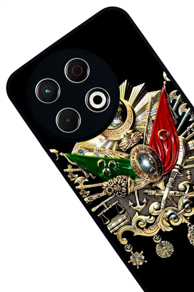 Tecno Spark 30 Pro Uyumlu Osmanli Tugrasi Tasarımlı Glossy Premium Kılıf