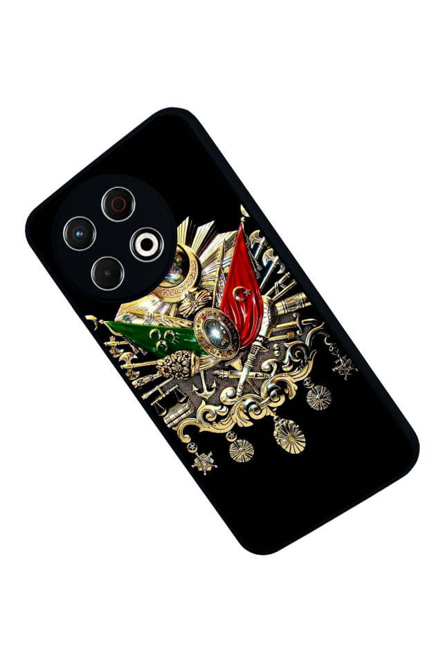 Tecno Spark 30 Pro Uyumlu Osmanli Tugrasi Tasarımlı Glossy Premium Kılıf