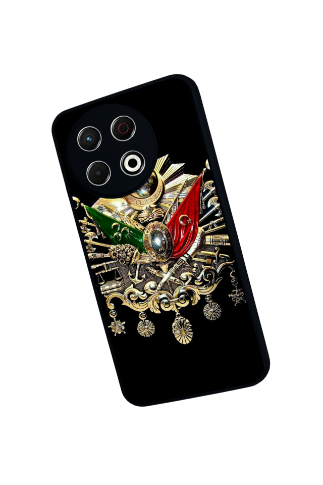 Tecno Spark 30 Pro Uyumlu Osmanli Tugrasi Tasarımlı Glossy Premium Kılıf