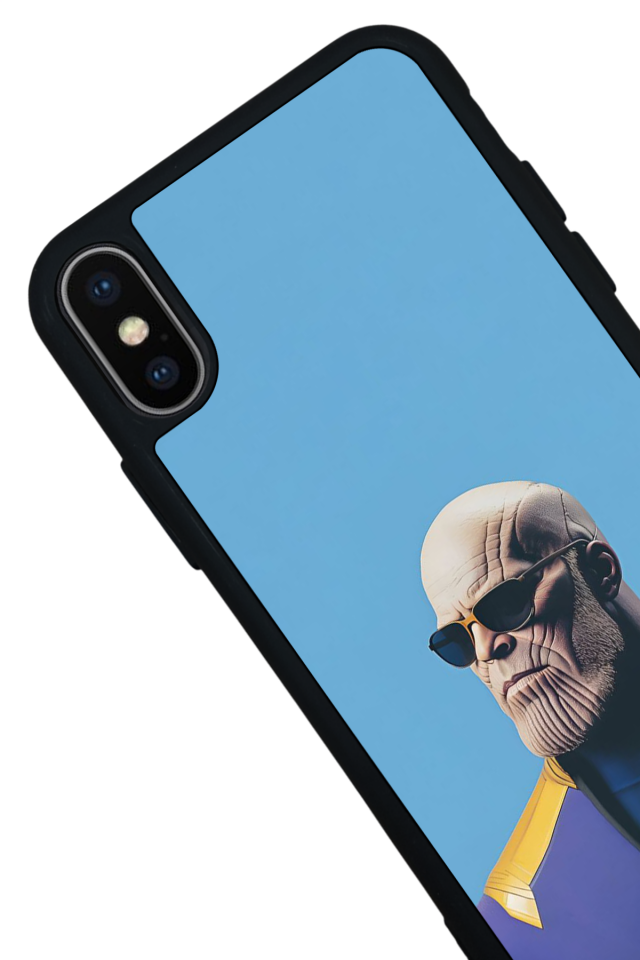 iPhone XS Max Uyumlu Thanos Tasarımlı Glossy Premium Kılıf