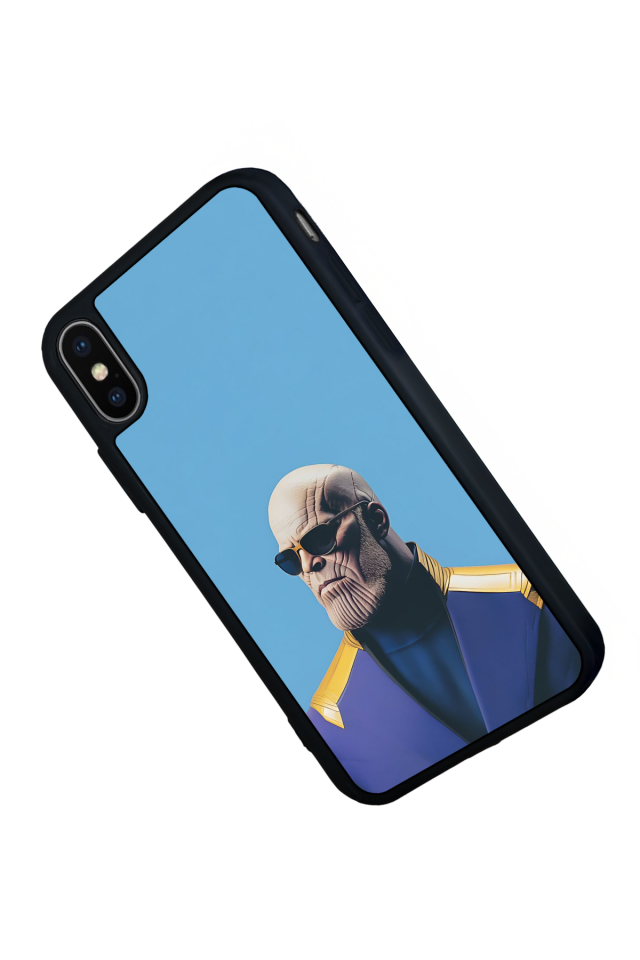 iPhone XS Max Uyumlu Thanos Tasarımlı Glossy Premium Kılıf