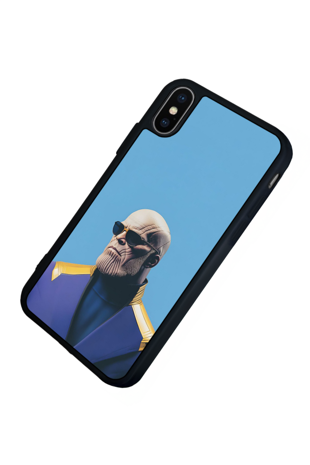iPhone XS Max Uyumlu Thanos Tasarımlı Glossy Premium Kılıf