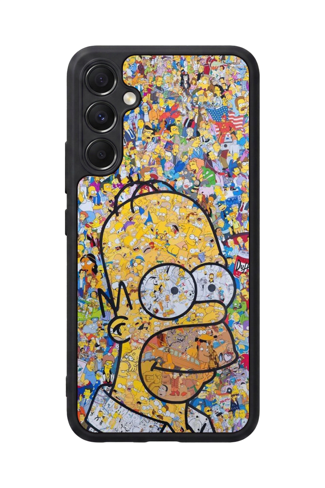 Samsung Galaxy A34 Uyumlu The Simpsons Tasarımlı Glossy Premium Kılıf