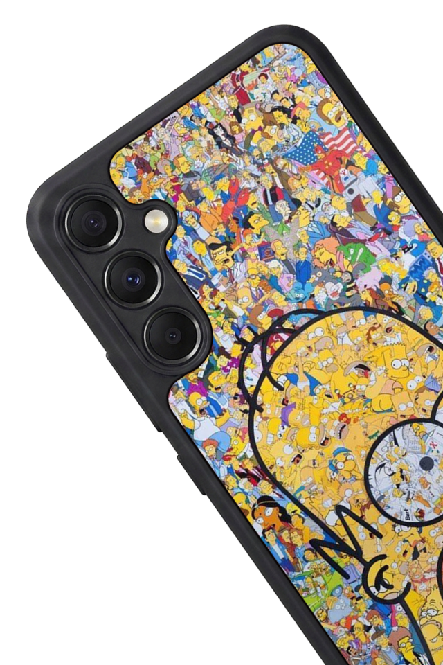 Samsung Galaxy A34 Uyumlu The Simpsons Tasarımlı Glossy Premium Kılıf