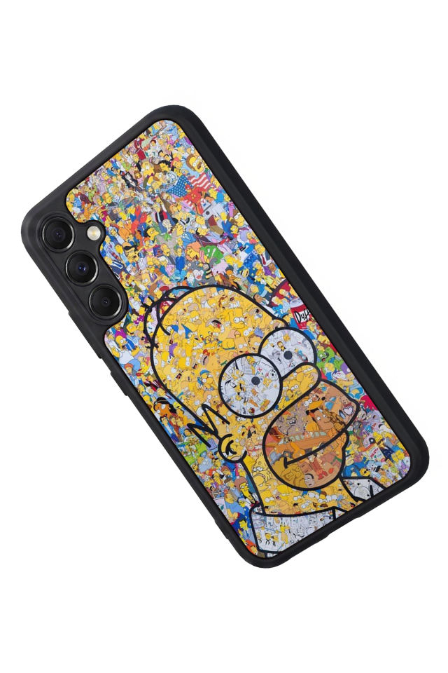 Samsung Galaxy A34 Uyumlu The Simpsons Tasarımlı Glossy Premium Kılıf