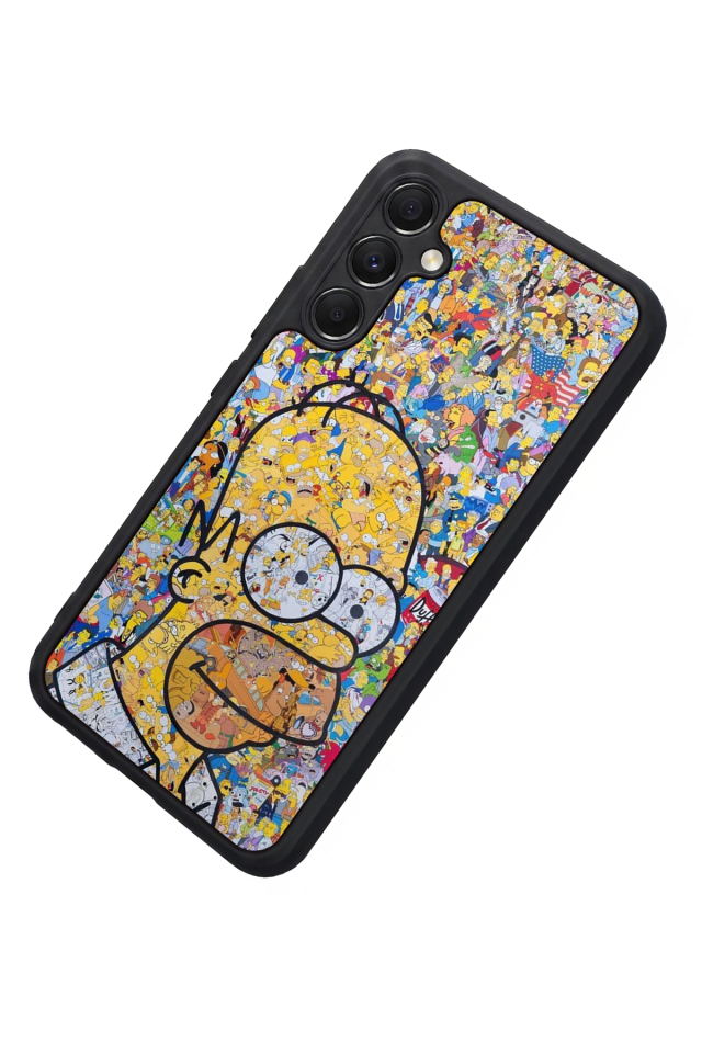 Samsung Galaxy A34 Uyumlu The Simpsons Tasarımlı Glossy Premium Kılıf