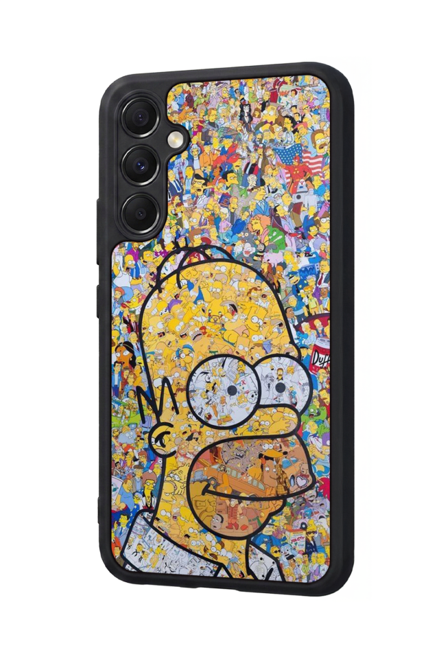 Samsung Galaxy A34 Uyumlu The Simpsons Tasarımlı Glossy Premium Kılıf