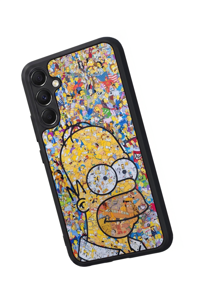 Samsung Galaxy A34 Uyumlu The Simpsons Tasarımlı Glossy Premium Kılıf