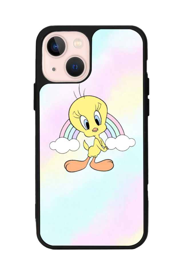 iPhone 15 Uyumlu Tweety Tasarımlı Glossy Premium Kılıf