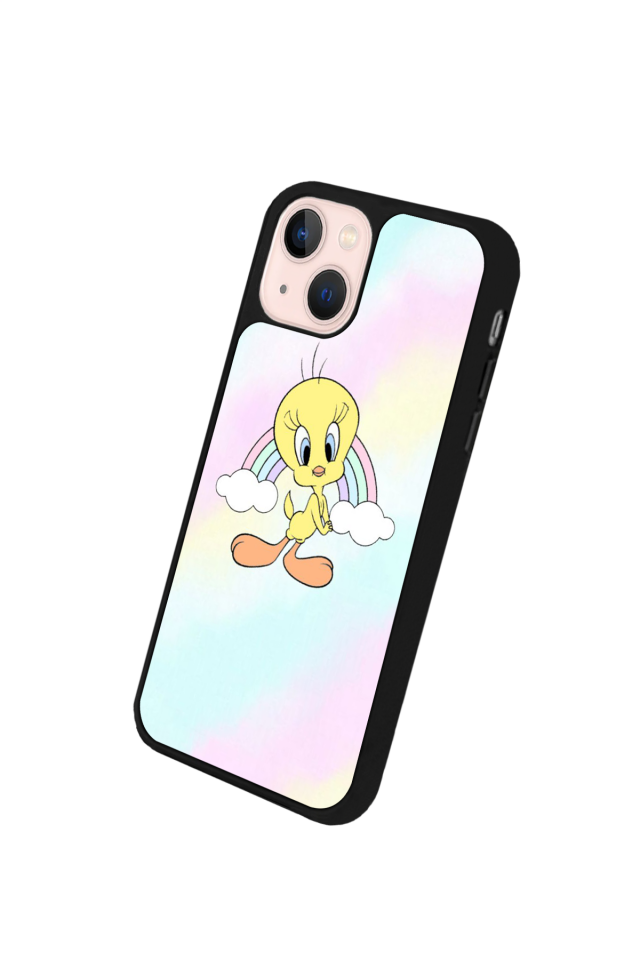 iPhone 15 Uyumlu Tweety Tasarımlı Glossy Premium Kılıf