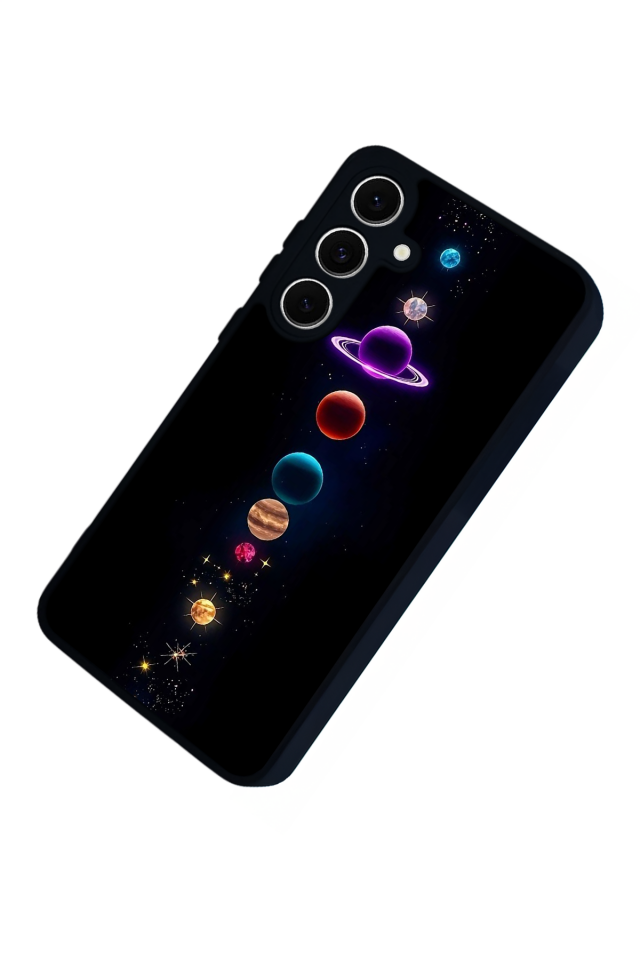 Samsung Galaxy A16 Uyumlu Uzay Tasarımlı Glossy Premium Kılıf