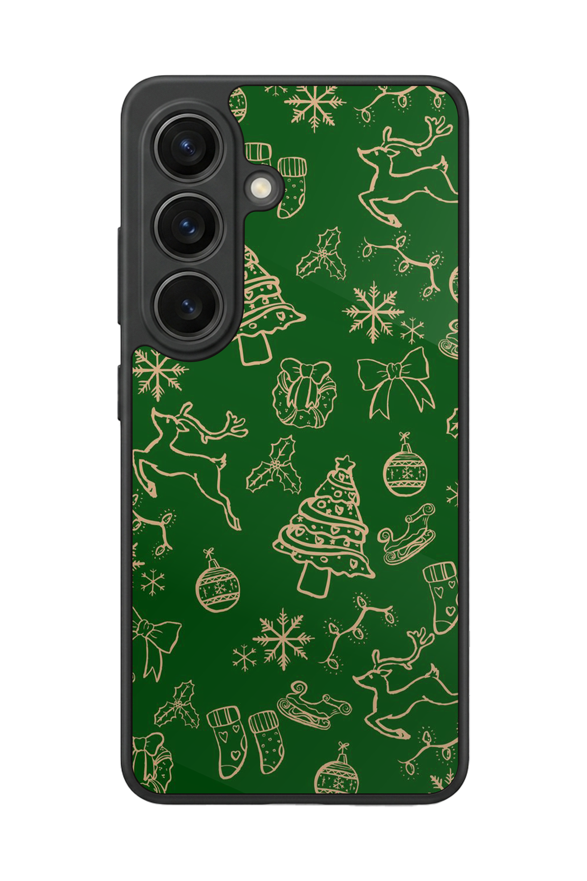 Samsung Galaxy S26 Uyumlu Yilbasi Christmas Tasarımlı Glossy Premium Kılıf