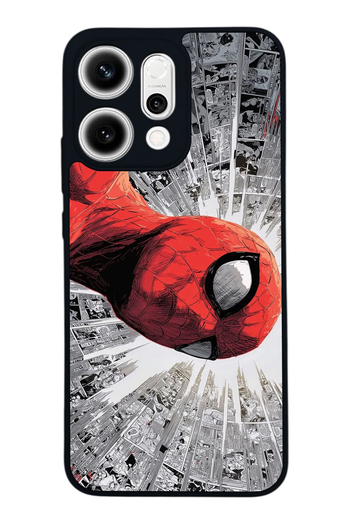 Oppo Reno 14 Uyumlu Spider Man ( Örümcek Adam ) Tasarımlı Glossy Premium Kılıf