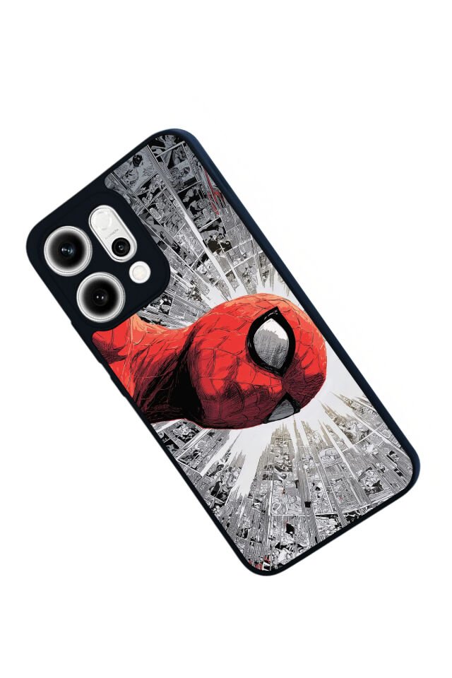 Oppo Reno 14 Uyumlu Spider Man ( Örümcek Adam ) Tasarımlı Glossy Premium Kılıf