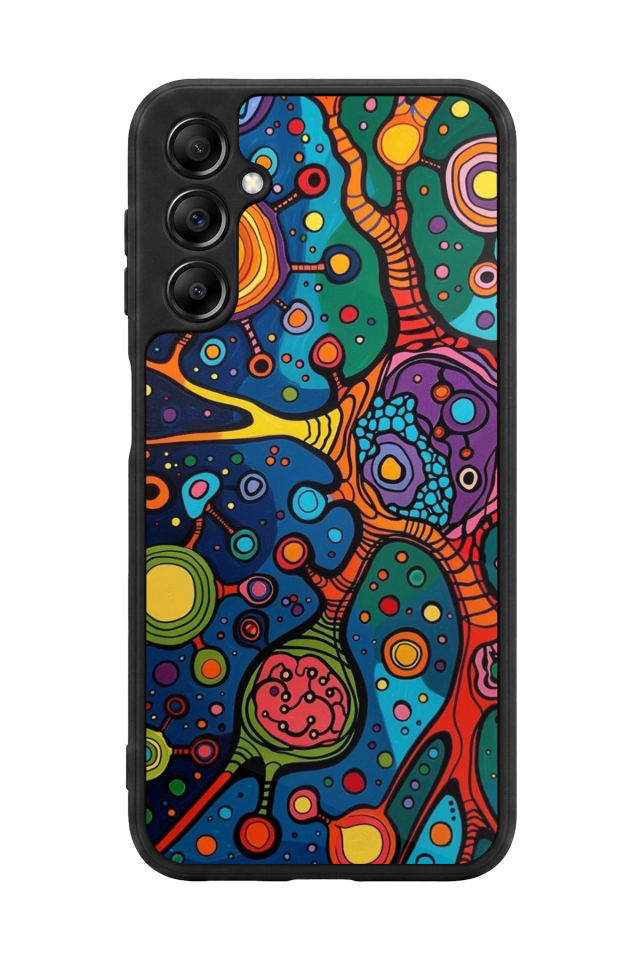 Samsung Galaxy A14 Uyumlu Abstract Tasarımlı Glossy Premium Kılıf