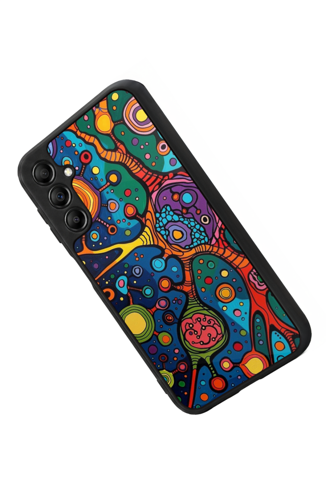 Samsung Galaxy A14 Uyumlu Abstract Tasarımlı Glossy Premium Kılıf