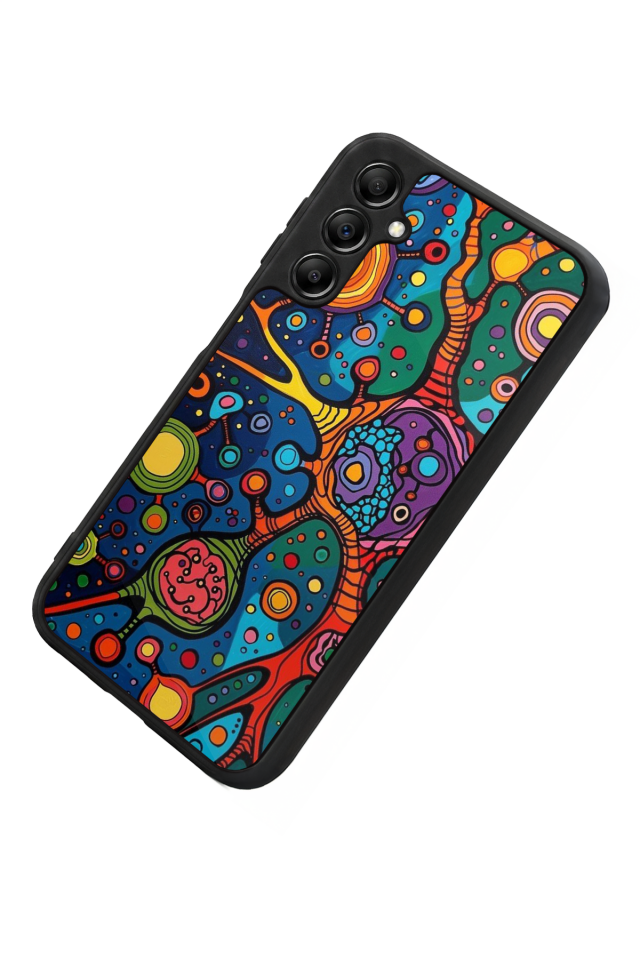 Samsung Galaxy A14 Uyumlu Abstract Tasarımlı Glossy Premium Kılıf